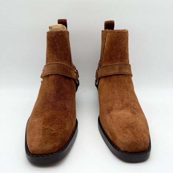 Madewell Womens The Santiago Western Ankle Boot US 6 Brown Suede NIB - Picture 6 of 12